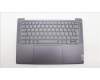 Lenovo 5CB1L80274 C-Cover with keyboard, Czech Slovakian, Storm Grey, UK