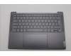 Lenovo 5CB1L80285 C-Cover with keyboard, German, Storm Grey, UK
