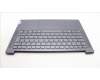 Lenovo 5CB1L80297 C-Cover with keyboard, Italian, Storm Grey, UK