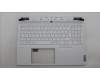 Lenovo 5CB1L83647 C-Cover with keyboard,Spanish,White,RGB Backlight