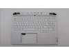Lenovo 5CB1L83652 C-Cover with keyboard, Nordic, White, RGB Backlight, UK