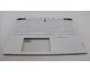 Lenovo 5CB1L83654 C-Cover with keyboard, German, White, RGB Backlight, UK