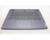 Lenovo 5CB1L83684 C-Cover with keyboard, Italian, Slate Grey, Backlight, Fingerprint, UK