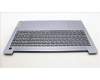 Lenovo 5CB1M23530 C-Cover with keyboard, Belgian, Arctic Grey, Non-Backlight, Fingerprint, UK