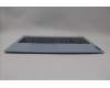 Lenovo 5CB1M36688 C-Cover with keyboard, French, Frost Blue, Non-Backlight, US