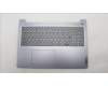 Lenovo 5CB1M45200 C-Cover with keyboard, Belgian, Arctic Grey, Backlight, Fingerprint, UK