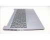 Lenovo 5CB1M45215 C-Cover with keyboard, Italian, Arctic Grey, Backlight, Fingerprint, UK