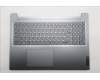 Lenovo 5CB1M45261 C-Cover with keyboard, Ukraine, Arctic Grey, Backlight, Non-Fingerprint, US