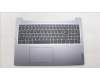 Lenovo 5CB1M46095 C-Cover with keyboard, Hebrew, Arctic Grey, Non-Backlight, Non-Fingerprint, US