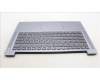 Lenovo 5CB1M46209 C-Cover with keyboard, US English Euro, Arctic Grey, Non-Fingerprint, US