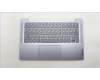 Lenovo 5CB1M46213 C-Cover with keyboard, German, Arctic Grey, Non-Fingerprint, UK