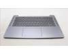 Lenovo 5CB1M46227 C-Cover with keyboard, Spanish, Arctic Grey, Non-Fingerprint, UK