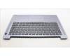 Lenovo 5CB1M46376 C-Cover with keyboard, German, Arctic Grey, Fingerprint, UK
