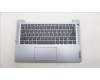 Lenovo 5CB1M46386 C-Cover with keyboard, Switzerland, Arctic Grey, Fingerprint, UK