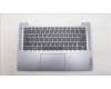 Lenovo 5CB1M46397 C-Cover with keyboard, Spanish, Arctic Grey, Non-Fingerprint, UK