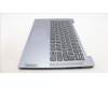 Lenovo 5CB1M46418 C-Cover with keyboard, US English Euro, Arctic Grey, Non-Fingerprint, US
