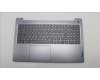 Lenovo 5CB1M46854 C-Cover with keyboard,German,Arctic Grey,Backlight,Fingerprint
