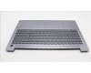 Lenovo 5CB1M46865 C-Cover with keyboard, Portuguese, Arctic Grey, Backlight, Fingerprint, UK