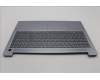 Lenovo 5CB1M46868 C-Cover with keyboard, Spanish, Arctic Grey, Backlight, Fingerprint, UK