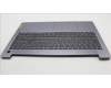 Lenovo 5CB1M47050 C-Cover with keyboard, Arabic, Arctic Grey, Non-Backlight, Fingerprint, US