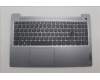 Lenovo 5CB1M47055 C-Cover with keyboard, Nordic, Arctic Grey, Non-Backlight, Fingerprint, UK