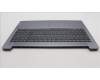 Lenovo 5CB1M47069 C-Cover with keyboard, Italian, Arctic Grey, Non-Backlight, UK