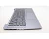 Lenovo 5CB1M47832 C-Cover with keyboard, Italian, Arctic Grey, Fingerprint, UK