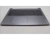 Lenovo 5CB1M48048 C-Cover with keyboard, Italian, Arctic Grey, Non-Backlight, Non-Fingerprint, UK