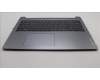 Lenovo 5CB1M48066 C-Cover with keyboard, Belgian, Arctic Grey, Non-Backlight, Non-Fingerprint, UK
