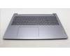 Lenovo 5CB1M48211 C-Cover with keyboard, Nordic, Arctic Grey, Backlight, Non-Fingerprint, UK