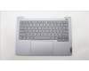 Lenovo 5CB1M48325 C-Cover with keyboard, Arabic, Arctic Grey, Backlight, US