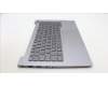 Lenovo 5CB1M48332 C-Cover with keyboard, French, Arctic Grey, Backlight, US