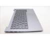 Lenovo 5CB1M48336 C-Cover with keyboard, Greek, Arctic Grey, Backlight, US