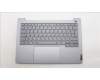 Lenovo 5CB1M48347 C-Cover with keyboard, Slovenian, Arctic Grey, Backlight, UK