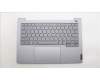 Lenovo 5CB1M48354 C-Cover with keyboard, Ukraine, Arctic Grey, Backlight, US