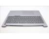 Lenovo 5CB1M48396 C-Cover with keyboard, Czech/Slovakian, Arctic Grey, Backlight, UK