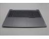 Lenovo 5CB1M48404 C-Cover with keyboard, Hebrew, Arctic Grey, Backlight, US