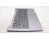 Lenovo 5CB1M48460 C-Cover with keyboard, Belgian, Arctic Grey, Backlight, UK