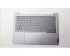 Lenovo 5CB1M48472 C-Cover with keyboard, Hungarian, Arctic Grey, Backlight, UK