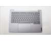 Lenovo 5CB1M48478 C-Cover with keyboard, Nordic, Arctic Grey, Backlight, UK