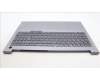 Lenovo 5CB1M48540 C-Cover with keyboard, Portuguese, Arctic Grey, Backlight, UK