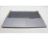 Lenovo 5CB1M70298 C-Cover with keyboard, Danish, Artic Grey, Backlight, UK