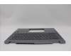 Lenovo 5CB1N61326 C-Cover with keyboard, UK English, Luna Grey, w/Grey Keycaps, UK