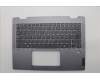 Lenovo 5CB1N61328 C-Cover with keyboard, Spanish, Luna Grey, w/Grey Keycaps, UK