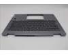 Lenovo 5CB1N61328 C-Cover with keyboard, Spanish, Luna Grey, w/Grey Keycaps, UK