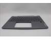 Lenovo 5CB1N61338 C-Cover with keyboard, German, Luna Grey, w/Grey Keycaps, UK