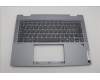 Lenovo 5CB1N61348 C-Cover with keyboard, Switzerland, Luna Grey, w/Grey Keycaps, UK