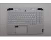 Lenovo 5CB1N62136 C-Cover with keyboard, Spanish, White, RGB Backlight, UK
