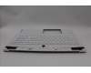 Lenovo 5CB1N62173 C-Cover with keyboard, Ukraine, White, RGB Backlight, US