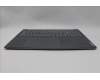 Lenovo 5CB1N62247 C-Cover with keyboard,UK English,Luna Grey,w/puresight pro logo
